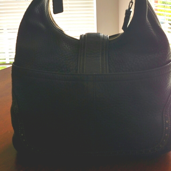 Black Vintage Coach Purse - Picture 3 of 8